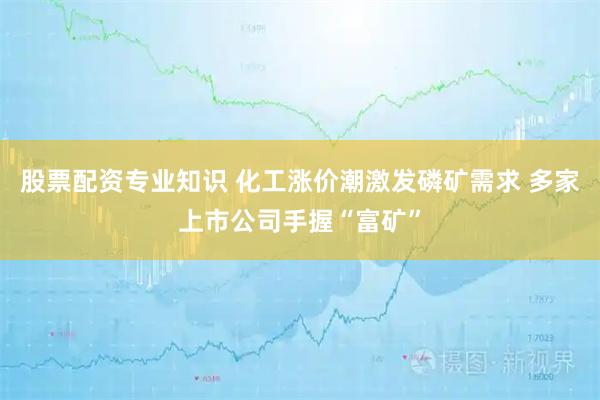 股票配资专业知识 化工涨价潮激发磷矿需求 多家上市公司手握“富矿”